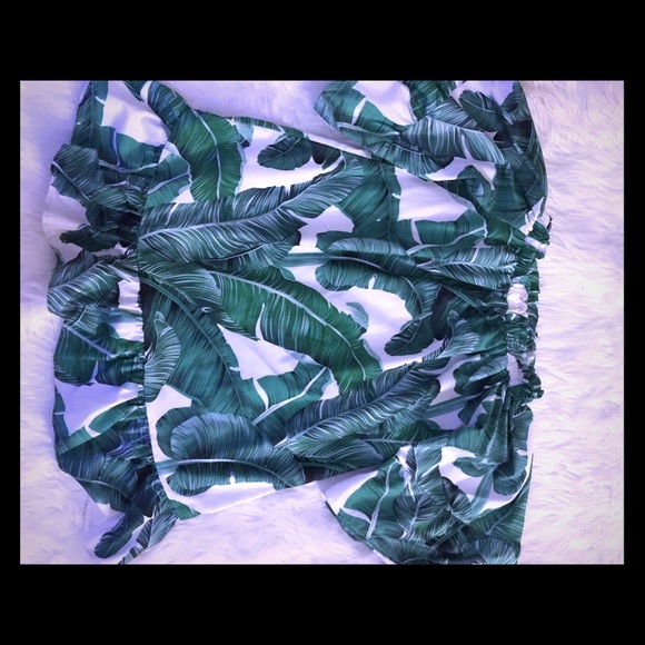 Leaf Print Dress - Picture 1 of 2